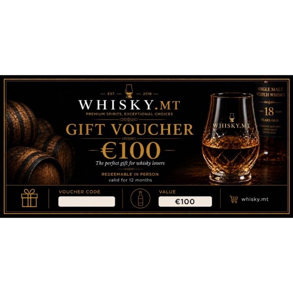 €100 Whisky.mt Voucher