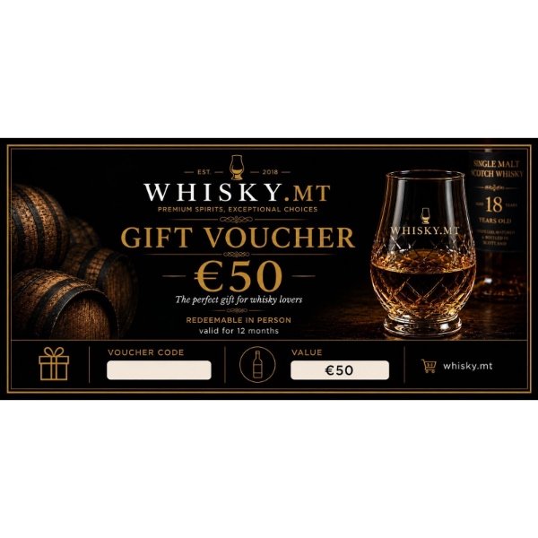 €50 Whisky.mt Voucher